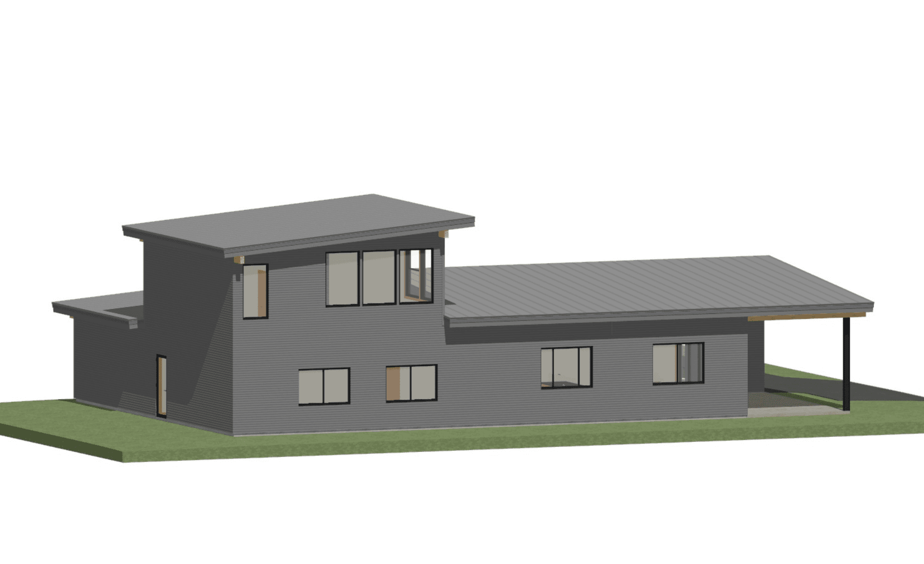 Architectural rendering of Orchard St house