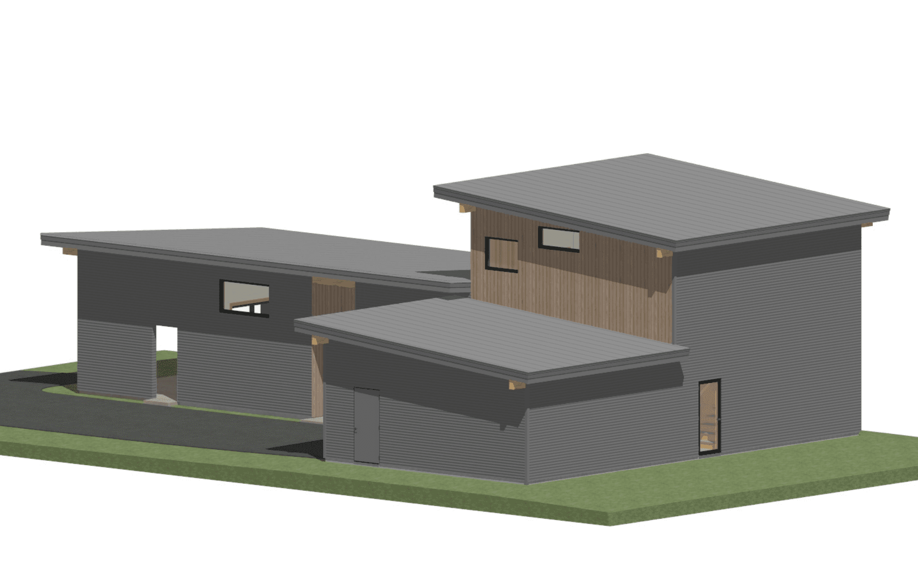 Architectural rendering of Orchard St house